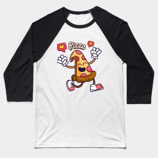 Cute pizza lover Baseball T-Shirt